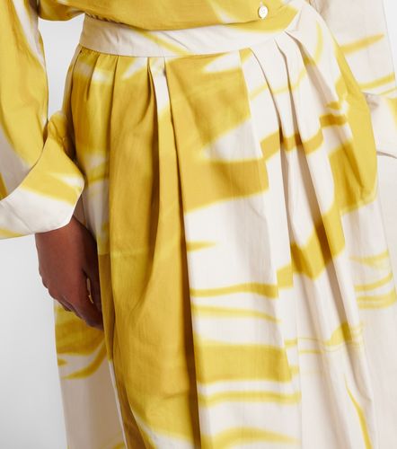 Jupe midi imprimée en coton - Dries Van Noten - Modalova