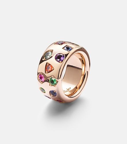 Bague Iconica Large en or rose 18 ct et pierres précieuses - Pomellato - Modalova
