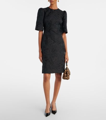 Robe en coton et soie mélangés - Dolce&Gabbana - Modalova