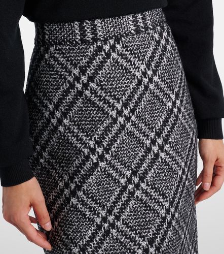 Mini-jupe en laine, soie et lama mélangés - Dolce&Gabbana - Modalova