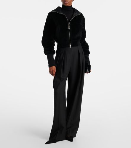 Veste bomber en shearling - Victoria Beckham - Modalova