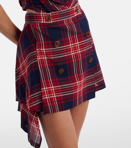 Mini-jupe asymétrique à carreaux - Vivienne Westwood - Modalova