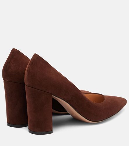 Escarpins Piper 85 en daim - Gianvito Rossi - Modalova