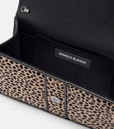 Pochette Capri en cuir façon poulain à ornements - Manolo Blahnik - Modalova