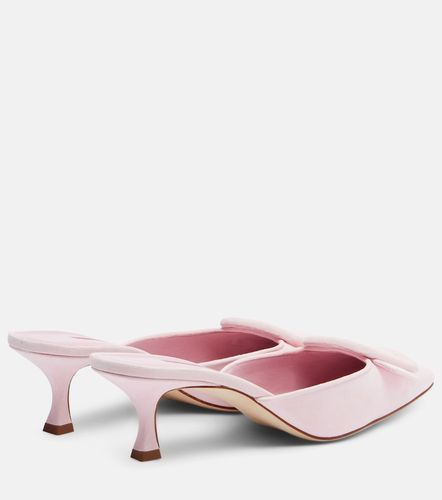 Mules Maysale 50 en daim - Manolo Blahnik - Modalova