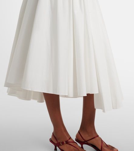 Jupe midi asymétrique en coton - Self-Portrait - Modalova