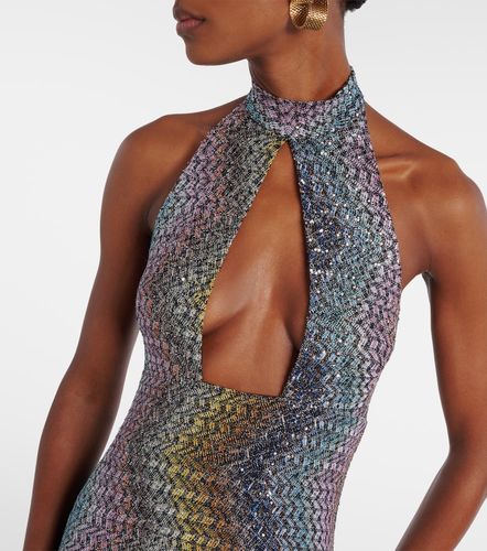 Robe longue en lamé à sequins - Missoni - Modalova