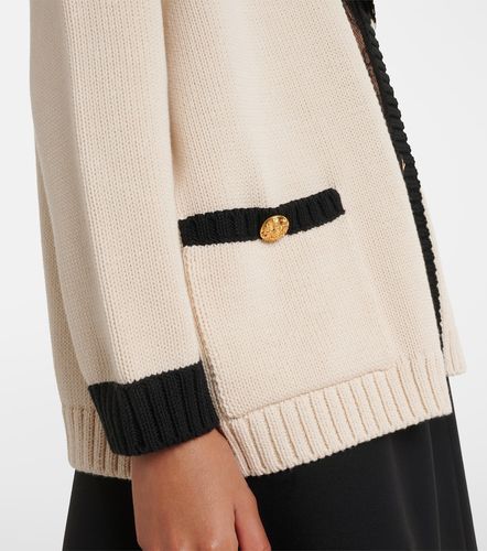 Cardigan en coton mélangé à col lavallière - Valentino - Modalova