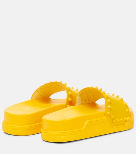 Mules Pool Stud en cuir - Christian Louboutin - Modalova