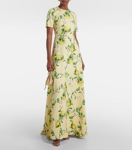 Robe longue à fleurs - Monique Lhuillier - Modalova