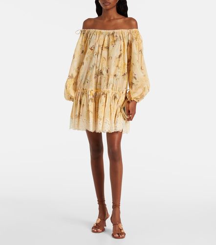 Zimmermann Robe en coton à fleurs - Zimmermann - Modalova