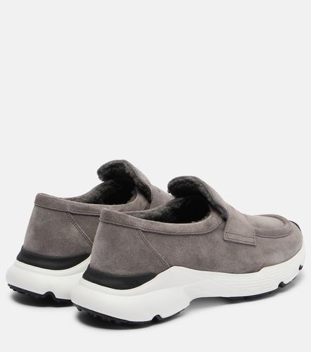 Tod's Slippers en cuir et shearling - Tod's - Modalova