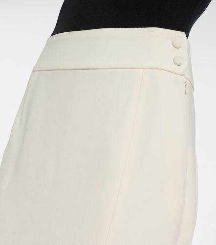 Jupe midi en sergé - Victoria Beckham - Modalova