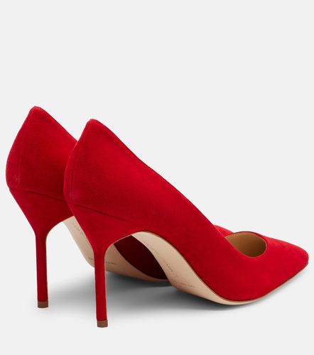 Escarpins BB 90 en daim - Manolo Blahnik - Modalova