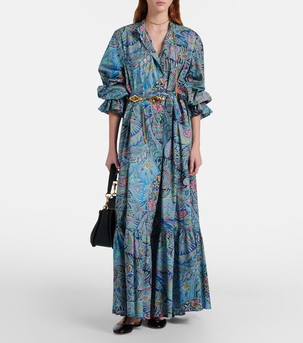 Etro Robe longue en coton mélangé - Etro - Modalova