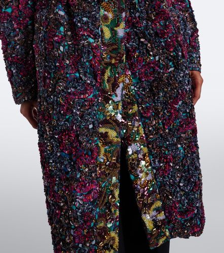 Manteau à broderies et ornements - Dries Van Noten - Modalova