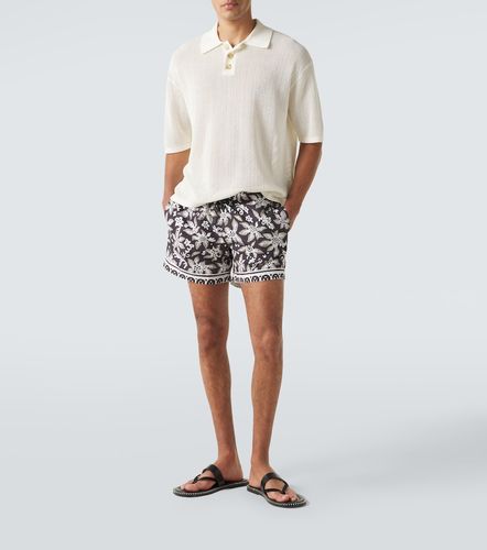Polo ajouré en coton mélangé - Commas - Modalova
