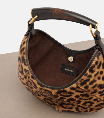 Sac porté épaule Mombasa Small en cuir façon poulain - Saint Laurent - Modalova