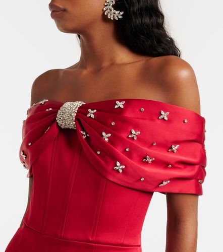 Robe Carmella en satin à ornements - Rebecca Vallance - Modalova