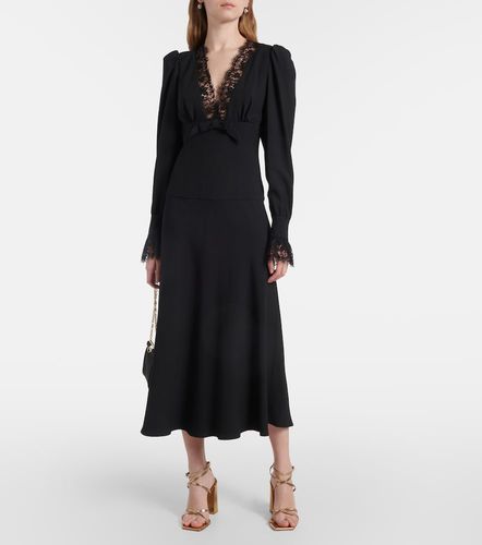 Robe longue Envers en satin - Alessandra Rich - Modalova