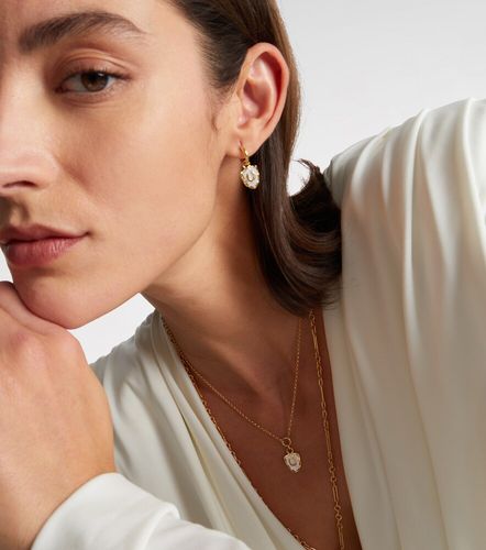 Collier Protection Fine Belcher en or 18 ct et diamants - FoundRae - Modalova