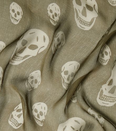 McQueen Foulard Skull en soie - McQueen - Modalova