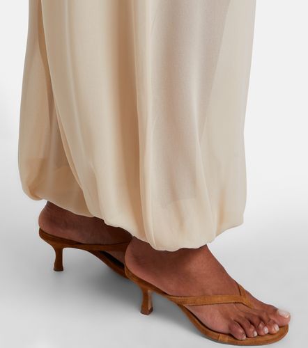 Pantalon ballon Mio en crêpe transparent - The Frankie Shop - Modalova