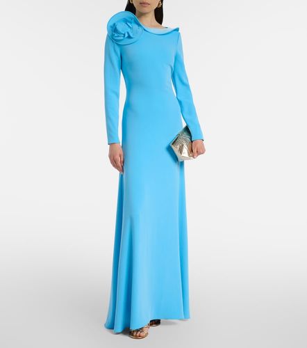 Robe longue à appliqué floral - Roland Mouret - Modalova