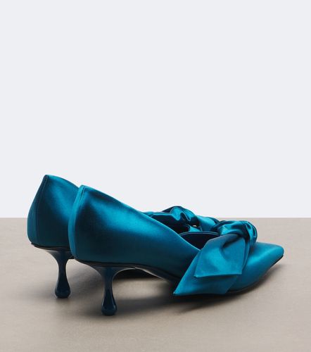 Escarpins Issy en satin à nœud - Jimmy Choo - Modalova