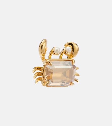 Boucles d'oreilles Crab à ornements - Oscar de la Renta - Modalova