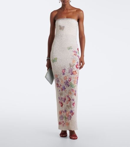 Là Fuori Robe longue bustier Bianca Moonlight à ornements - La Fuori - Modalova