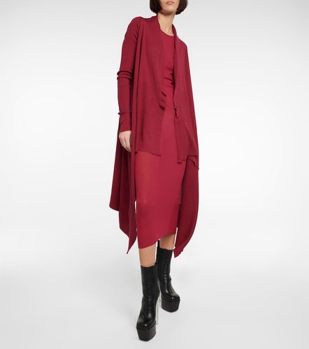 Robe midi imprimée en soie mélangée - Rick Owens - Modalova
