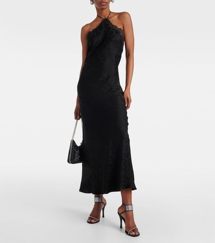 Robe midi en dentelle jacquard à motif floral - Stella McCartney - Modalova