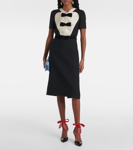 Robe midi en Crêpe Couture - Valentino - Modalova