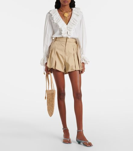Chloé Blouse en coton à broderies anglaises - Chloe - Modalova