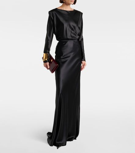 Saint Laurent Jupe longue en soie - Saint Laurent - Modalova