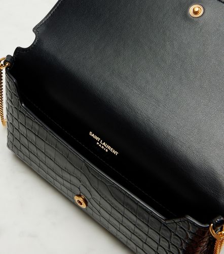 Pochette pour téléphone Cassandre Mini en cuir - Saint Laurent - Modalova