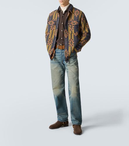 Chemise rayée en jacquard à fleurs - RRL - Modalova