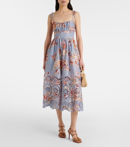 Robe midi Awaken en lin à fleurs - Zimmermann - Modalova