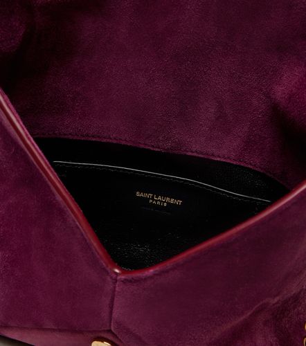 Sac à bandoulière Cassandre Small en daim - Saint Laurent - Modalova