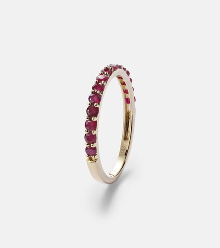 Bague Forever Birthstone en or 14 ct et rubis - Stone and Strand - Modalova