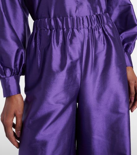 Pantalon ample Avio en satin de soie - Max Mara - Modalova
