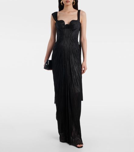 Robe longue Anais en soie - Maria Lucia Hohan - Modalova
