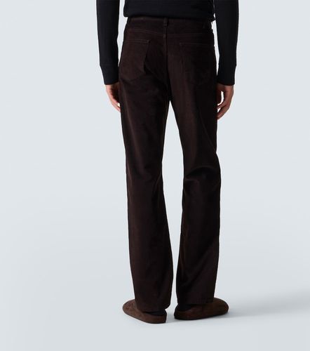 Pantalon slim Fred en velours côtelé de coton - The Row - Modalova
