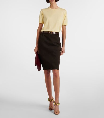 Pull en laine, cachemire et soie - Saint Laurent - Modalova