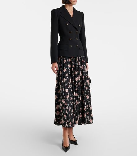 Jupe longue en charmeuse de soie mélangée - Dolce&Gabbana - Modalova