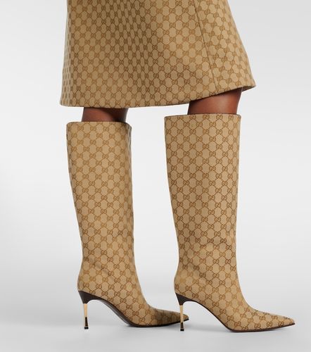 Gucci Bottes Bombshell en toile GG - Gucci - Modalova