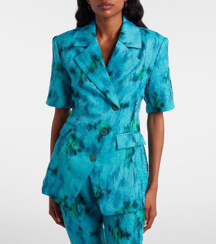 Ganni Blazer en organza imprimé - Ganni - Modalova