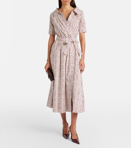 Robe portefeuille Lydia en coton mélangé à fleurs - Altuzarra - Modalova