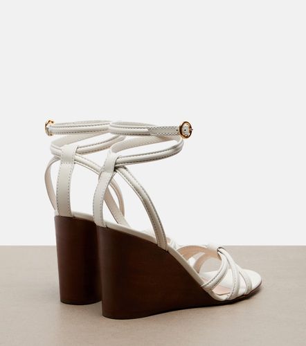 Sandales compensées en cuir - Gianvito Rossi - Modalova